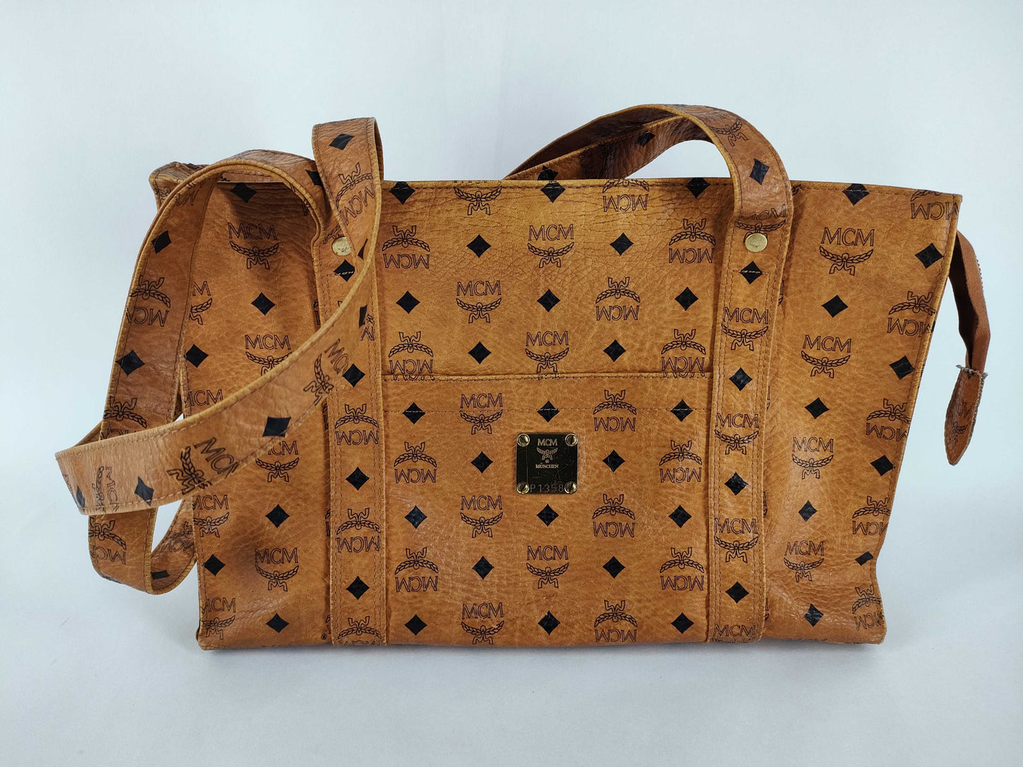 MCM Tote Bag Yellow Tote Bag