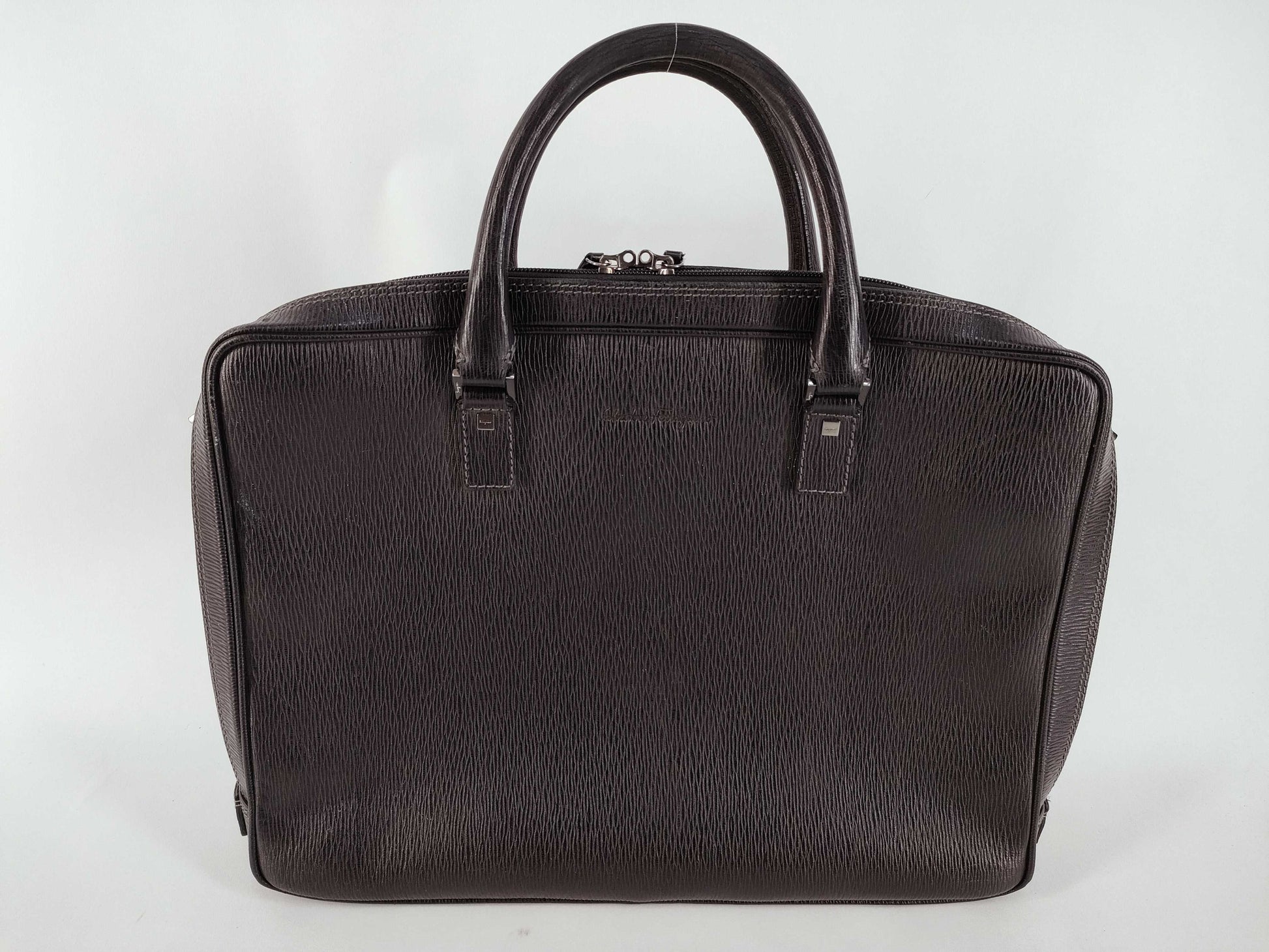 Salvatore Ferragamo Handbag Black Business Bag