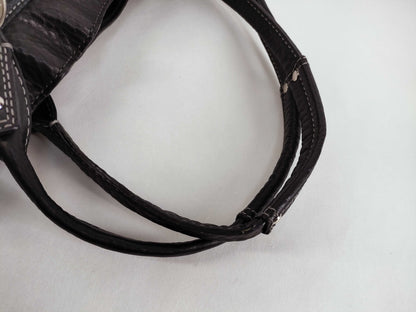 COACH Shoulder Bag Leather Black Shoulder Bag