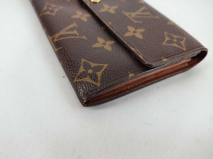 LOUIS VUITTON Monogram Portefeuille Sarah Monogram Wallet