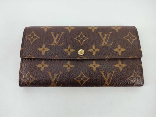 LOUIS VUITTON Monogram Portefeuille Sarah Monogram Wallet
