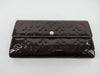 LOUIS VUITTON Vernis Portefeuille Sarah Vernis Amaranth Wallet