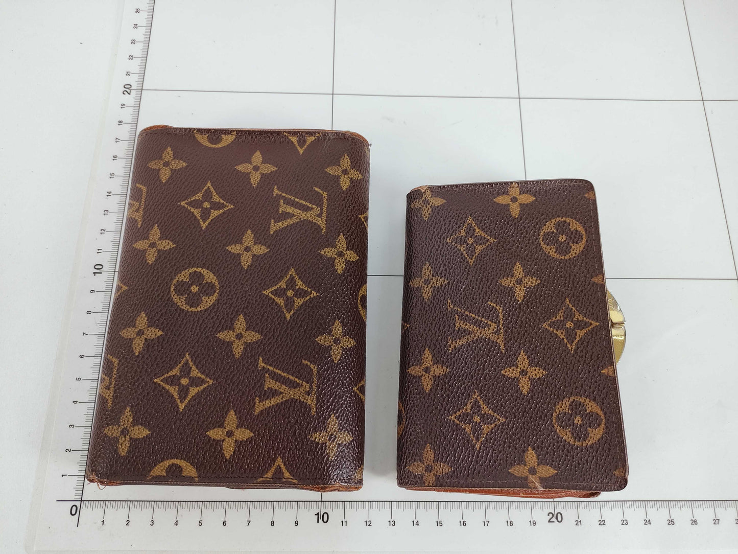 LOUIS VUITTON Monogram Compact Zip and 4 other Monogram wallets