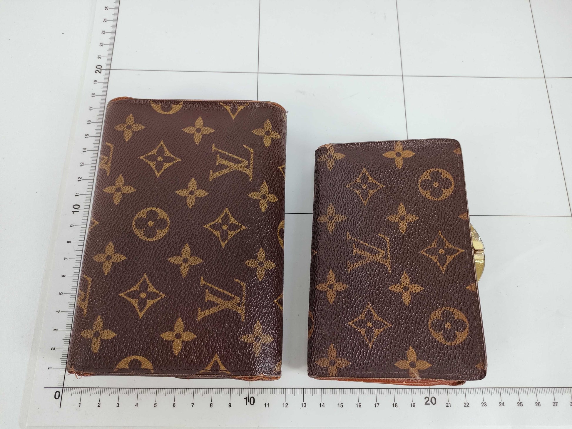 LOUIS VUITTON Monogram Compact Zip and 4 other Monogram wallets