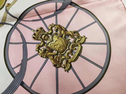 HERMES Carre Carre 90 Pink Other Accessories