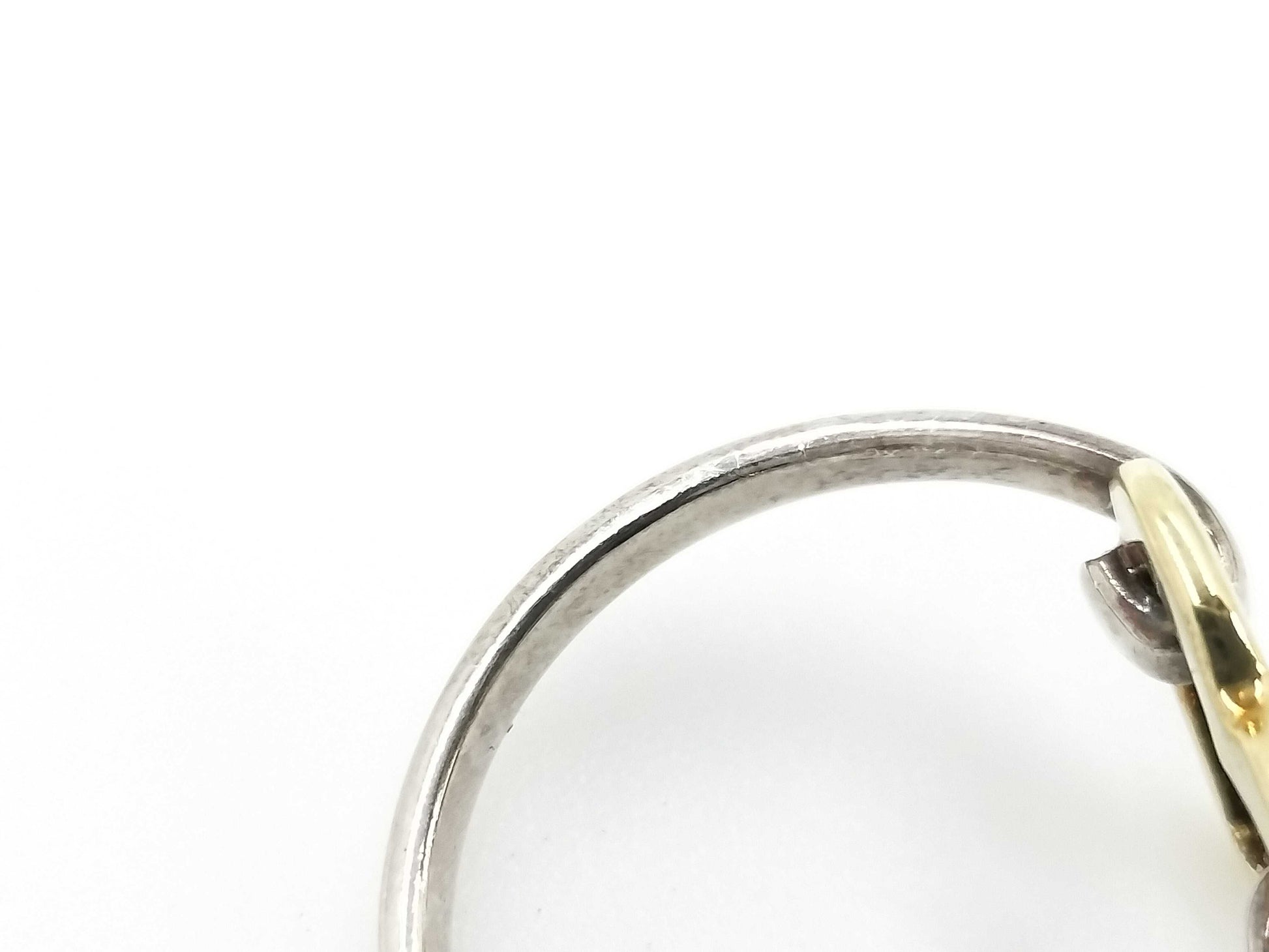 Tiffany & Co. 18K Heart Silver Ring 2.2g