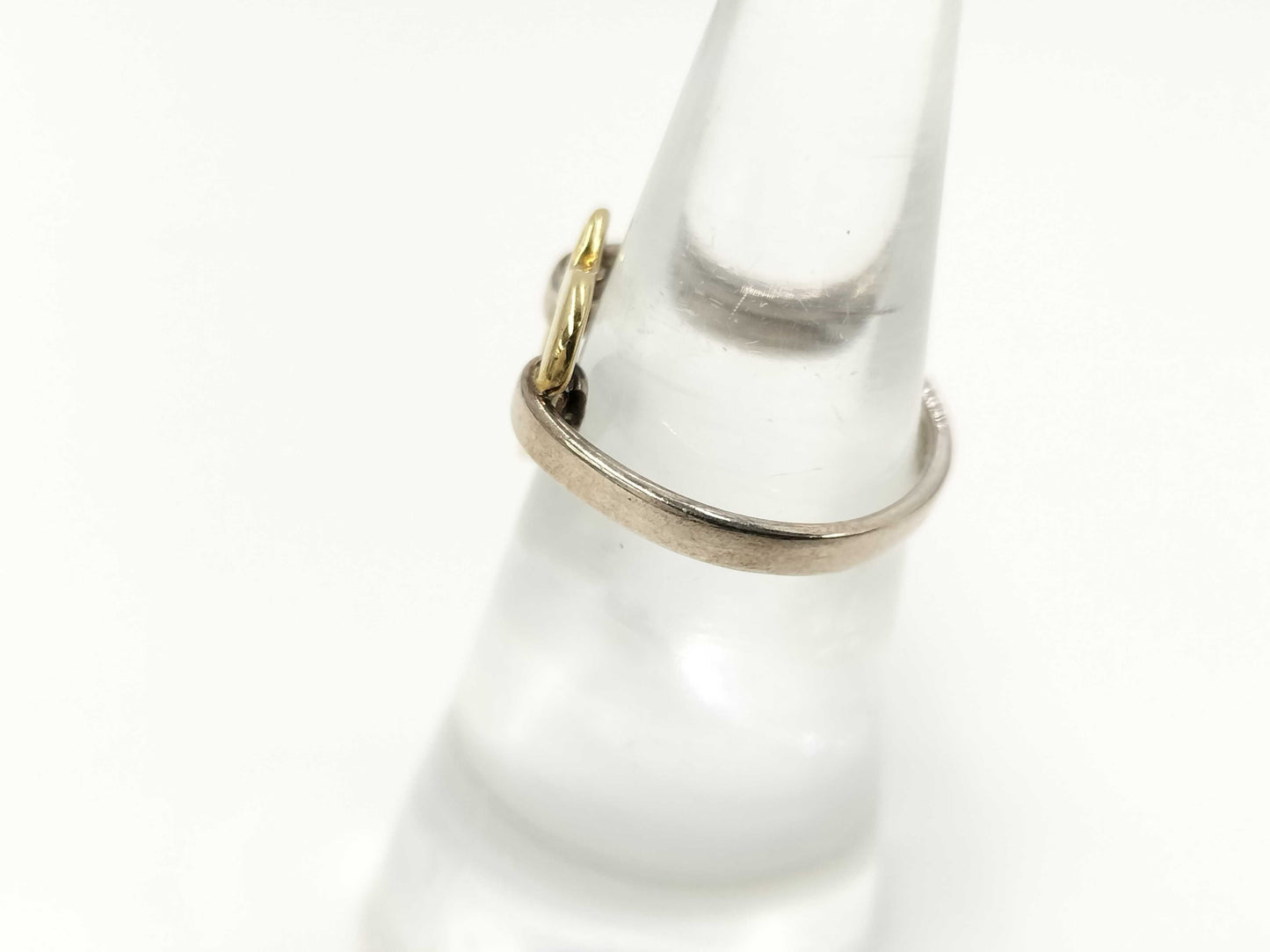 Tiffany & Co. 18K Heart Silver Ring 2.2g