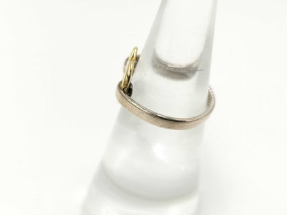 Tiffany & Co. 18K Heart Silver Ring 2.2g