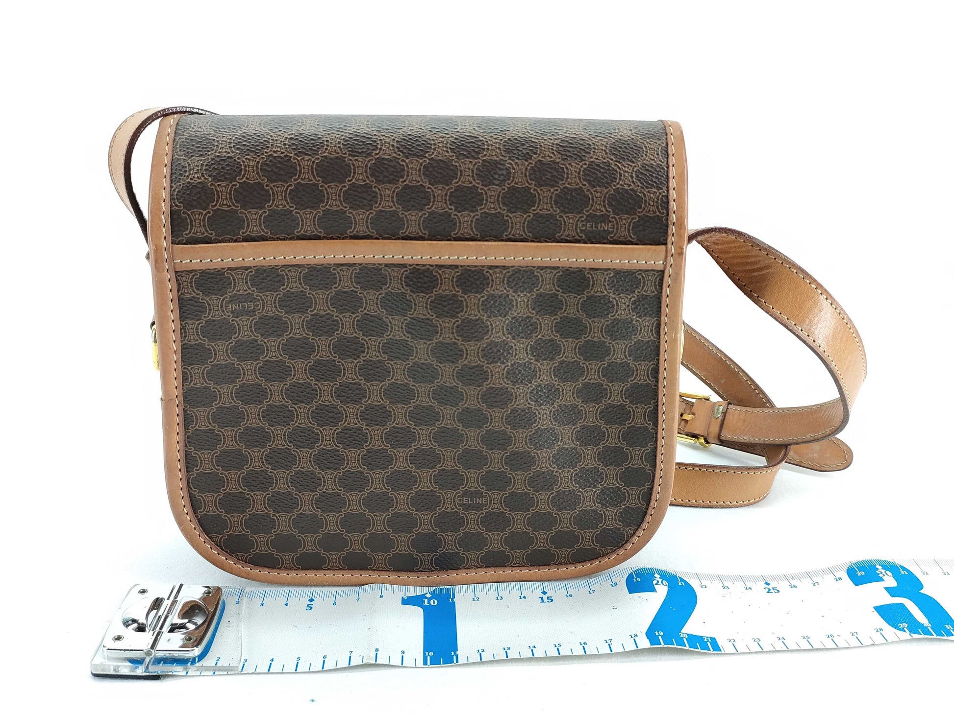 CELINE Macadam Shoulder Bag