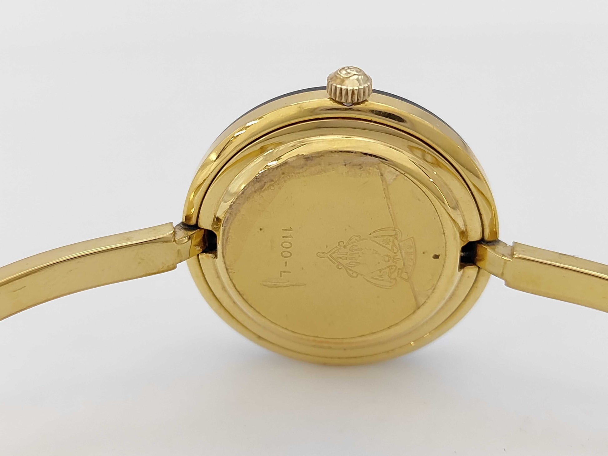 GUCCI Change Bezel 1100-L 0130220 Quartz Women's Watch, Current Condition, Not Working