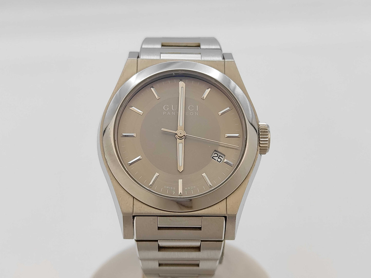 GUCCI 115.4/YA115424 13505194 Quartz Silver Dial Boys' Watch 