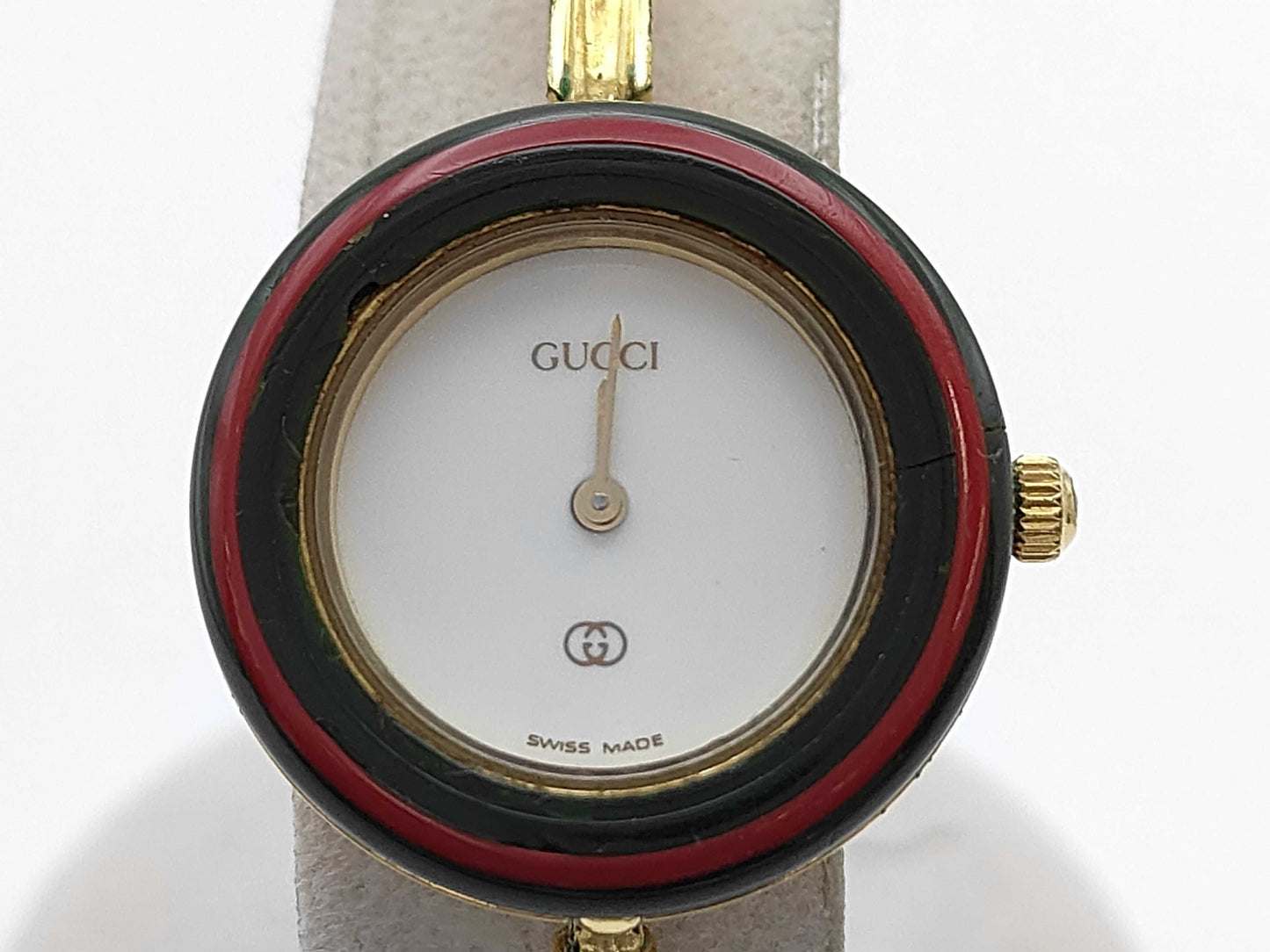 GUCCI Change Bezel 1100-L 0322492 Quartz Women's Watch 