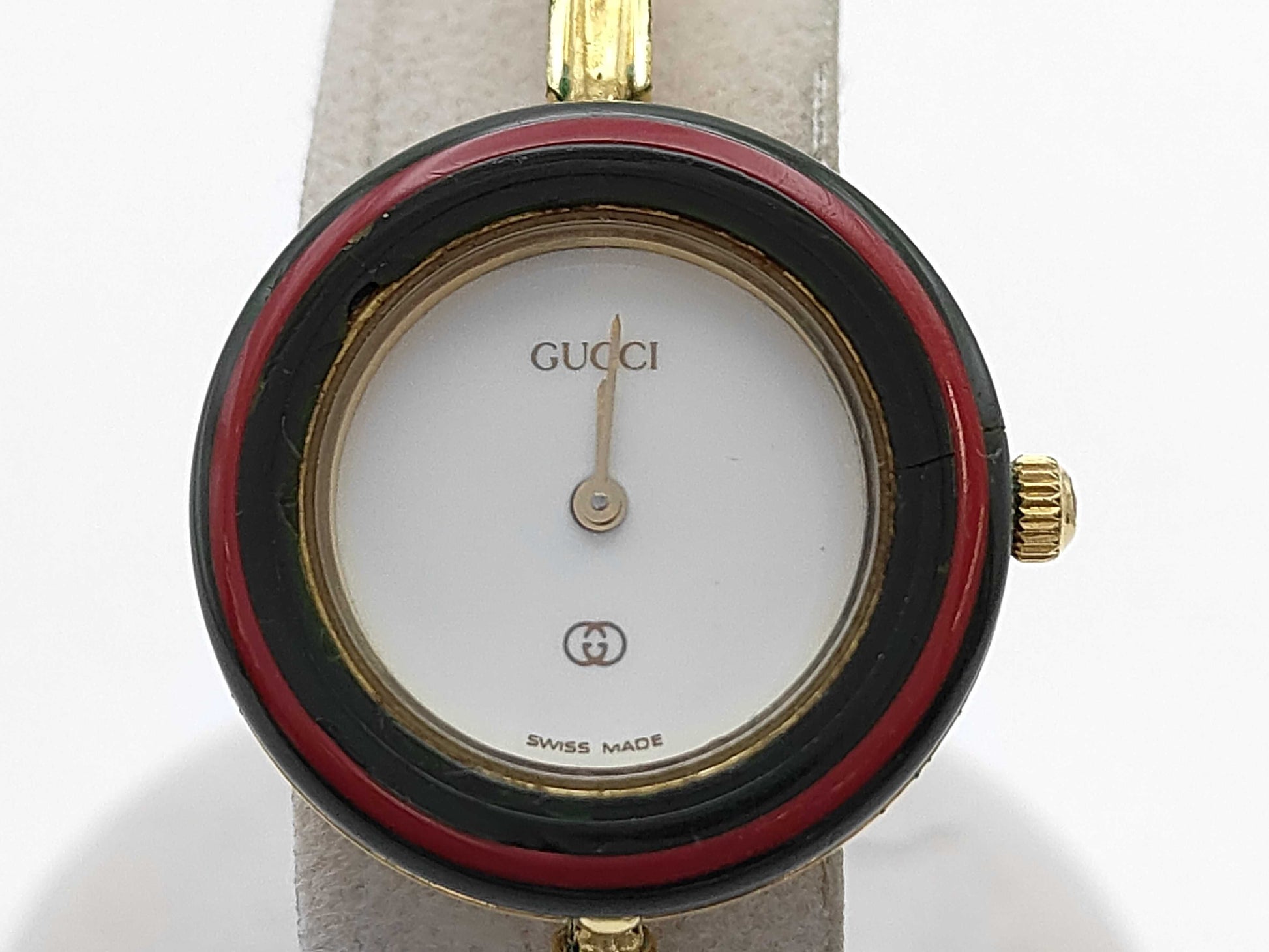 GUCCI Change Bezel 1100-L 0322492 Quartz Women's Watch 