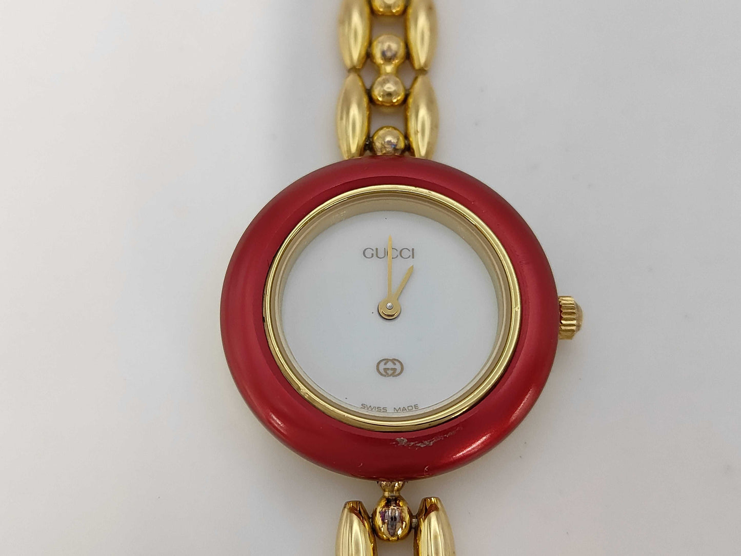 GUCCI Change Bezel 1200 1100L 0118286 Quartz Women's Watch, Current Condition, Not Working