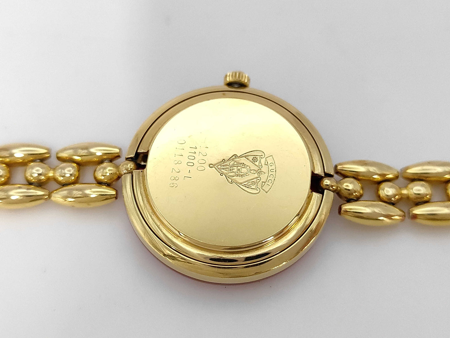 GUCCI Change Bezel 1200 1100L 0118286 Quartz Women's Watch, Current Condition, Not Working