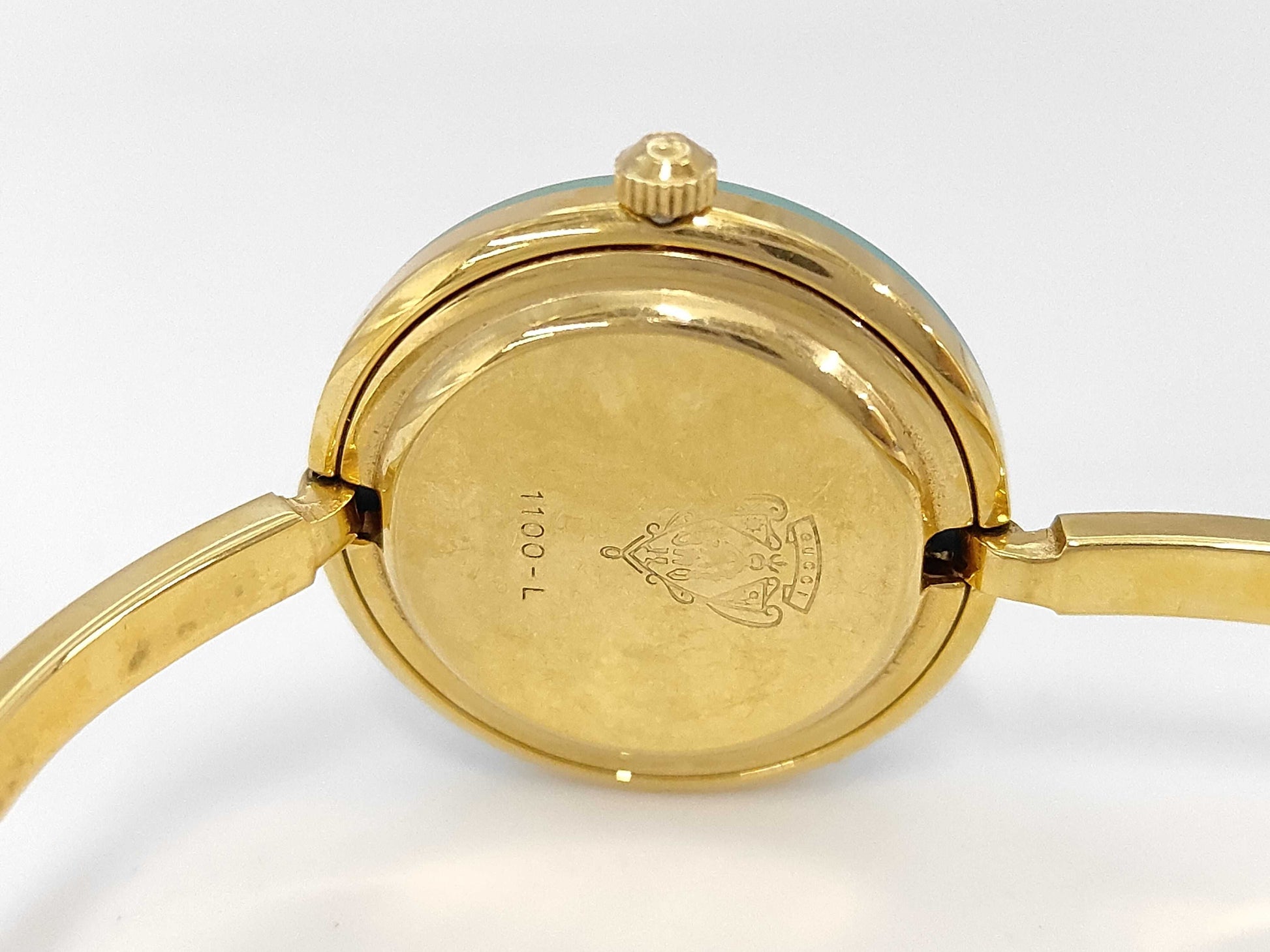 GUCCI Change Bezel 1100-L 0159678 Quartz Women's Watch, Current Condition, Not Working