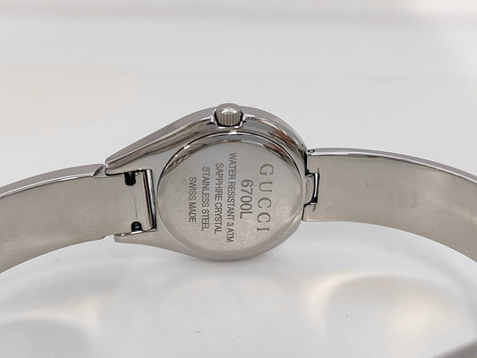 GUCCI 6700L 0043502 Quartz Black Dial Women's Watch