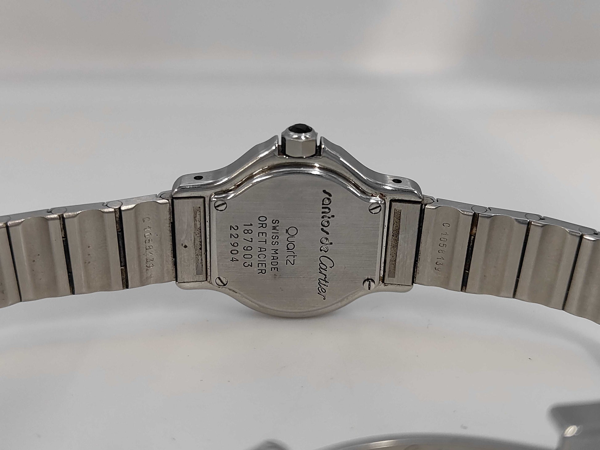 Cartier Santos SM Octagon W2001683 22904 187903 Quartz Women's Watch 