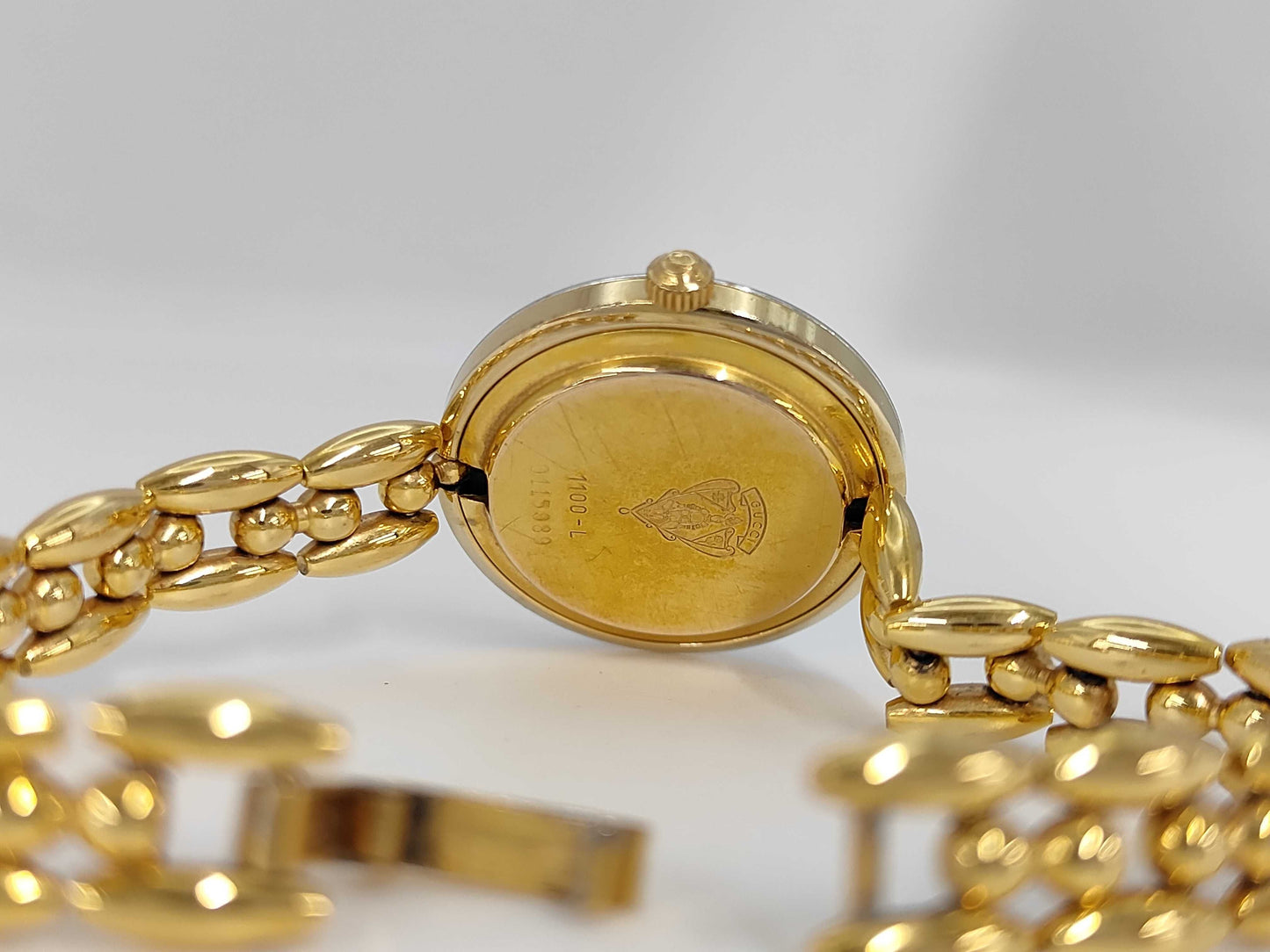 GUCCI Change Bezel 1100-L 0115989 Quartz Women's Watch