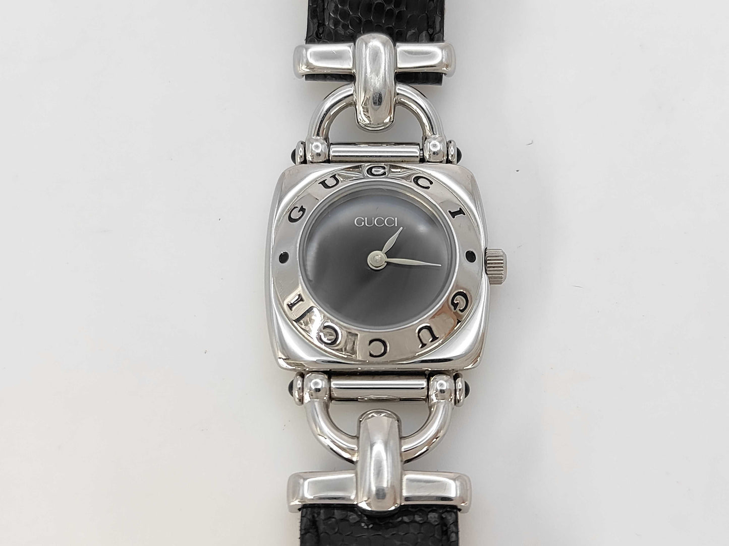 GUCCI 6300L 0134446 Quartz Black Dial Women's Watch