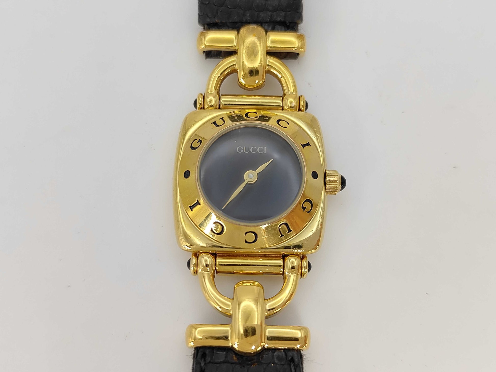 GUCCI 6300L 0040832 Quartz Black Dial Women's Watch