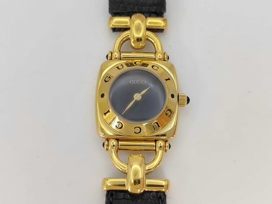 GUCCI 6300L 0040832 Quartz Black Dial Women's Watch