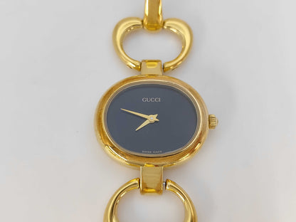 GUCCI 1600 0023525 Quartz Black Dial Women's Watch