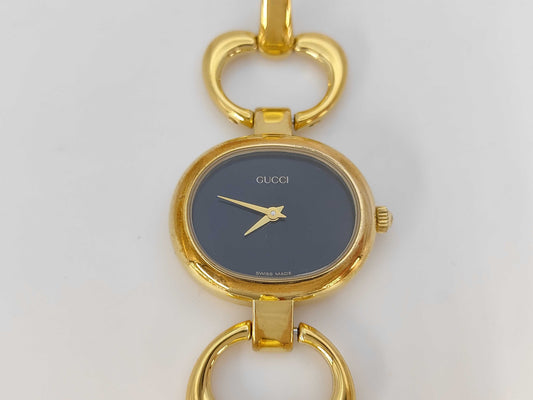 GUCCI 1600 0023525 Quartz Black Dial Women's Watch