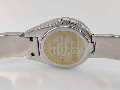 GUCCI 6700L 0101096 Quartz Black Dial Women's Watch