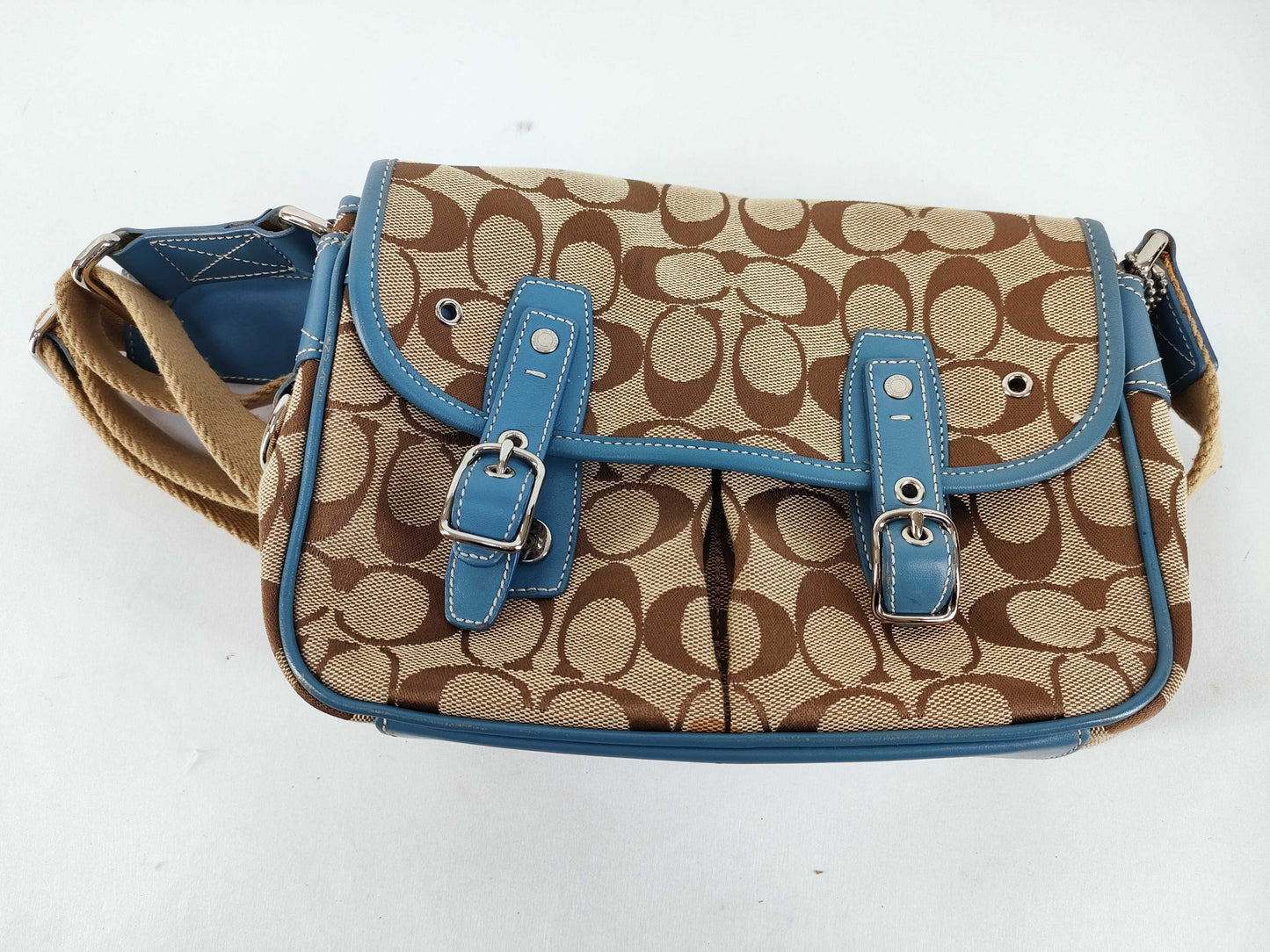 COACH Signature Coach Shoulder Bag Signature Pocket Shoulder Bag