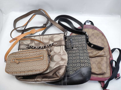 COACH 4-piece shoulder bag