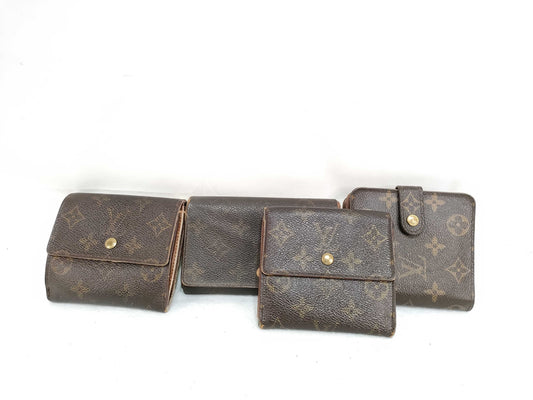 LOUIS VUITTON Monogram Louis Vuitton Wallet 4-Piece Set