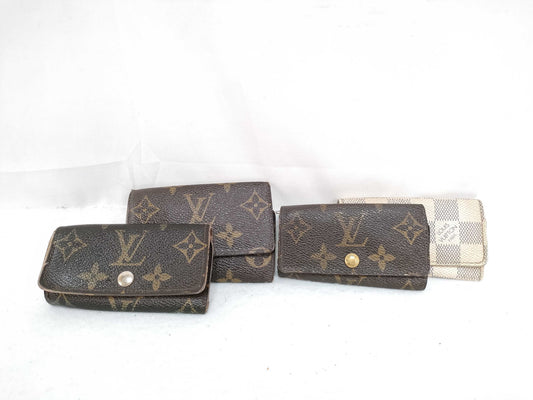 LOUIS VUITTON Monogram Louis Vuitton Key Case 4-Piece Key Case/Key Holder