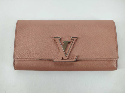 LOUIS VUITTON Portefeuille Capucines Magnolia M61250 I1159 Wallet