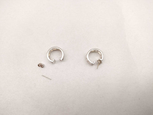 Tiffany & Co. Tiffany Atlas Earrings, 925 Sterling Silver