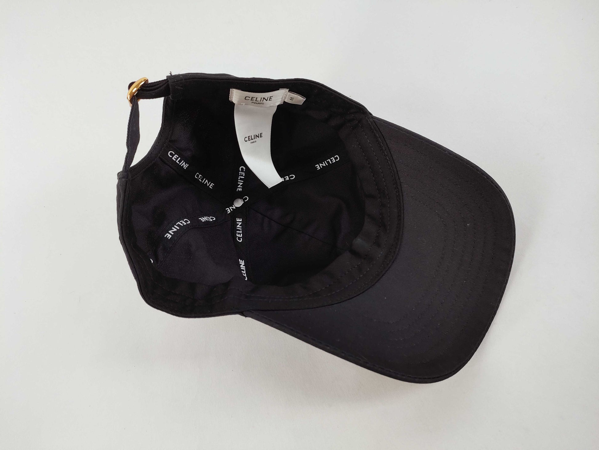 CELINE Logo Cap Black Other Accessories