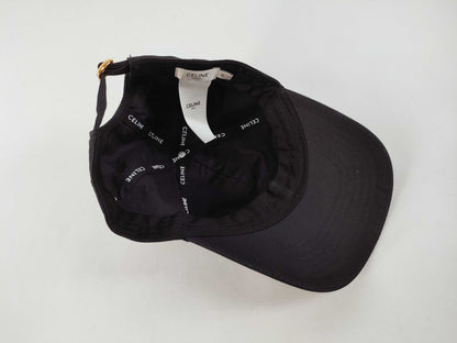 CELINE Logo Cap Black Other Accessories