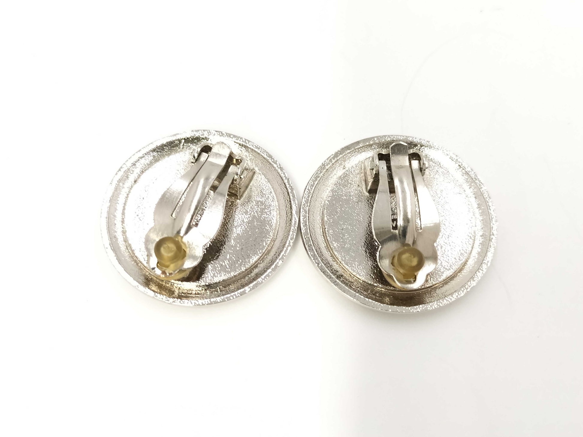 CHANEL Coco Mark Round Earrings 97A Earrings