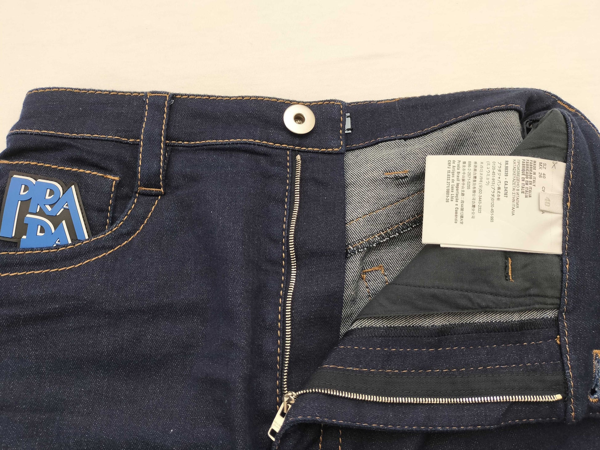 PRADA PRADA denim skirt skirt