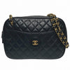 CHANEL Matelasse Lambskin Coco Mark Chain Shoulder Bag