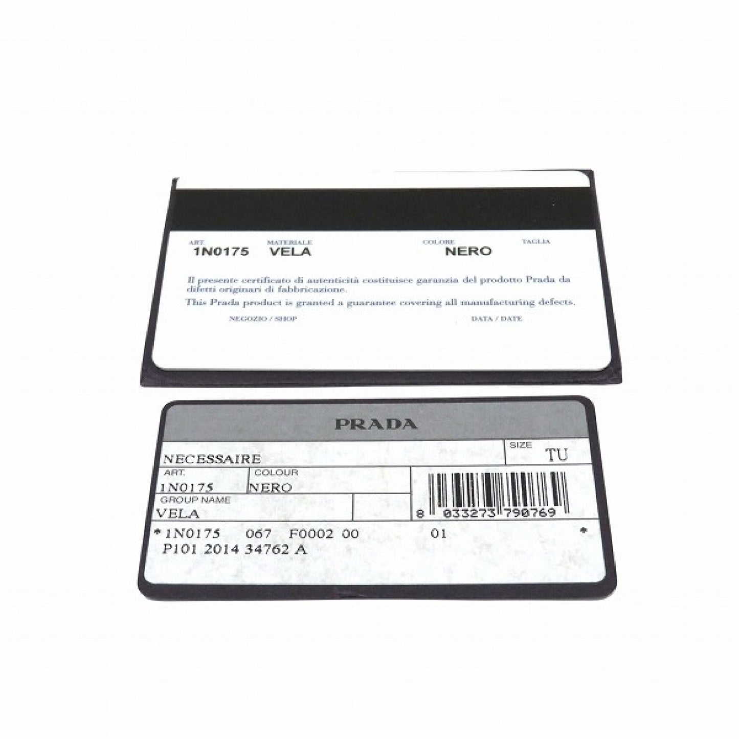 PRADA 1N0175 Triangle Logo Pouch Other Accessories