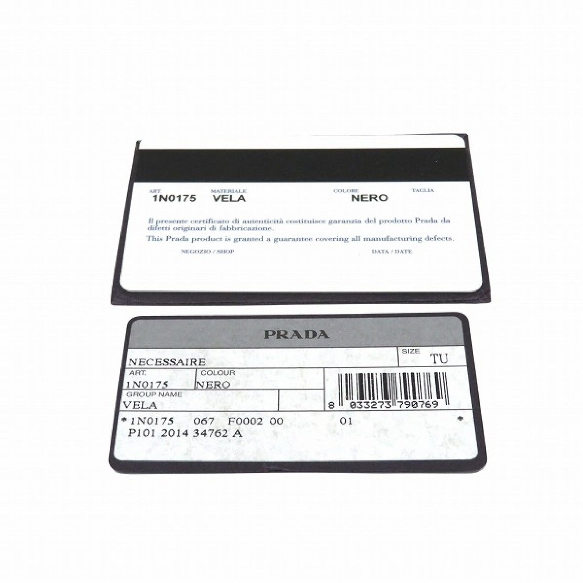 PRADA 1N0175 Triangle Logo Pouch Other Accessories