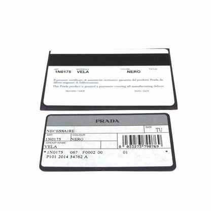 PRADA 1N0175 Triangle Logo Pouch Other Accessories