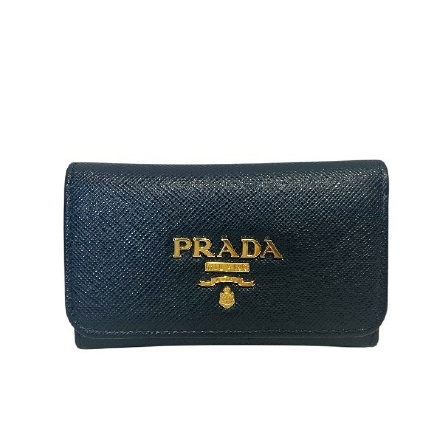 PRADA Saffiano Leather 1PG004 Key Case Key Case/Key Holder