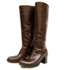 PRADA Prada Brown Leather Long Boots Size 35 1/2 Other Shoes