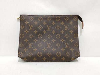 LOUIS VUITTON Monogram Louis Vuitton M47542 Poche Toilette 26 TH0994 Second Bag Clutch Bag Monogram Second Bag