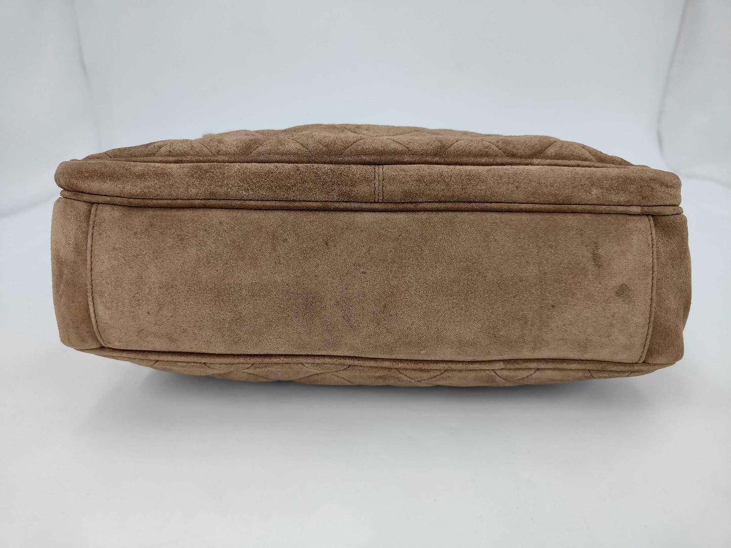 CHANEL Matelasse 3649362 Suede Tote Bag with Coco Mark and GD Hardware, Brown