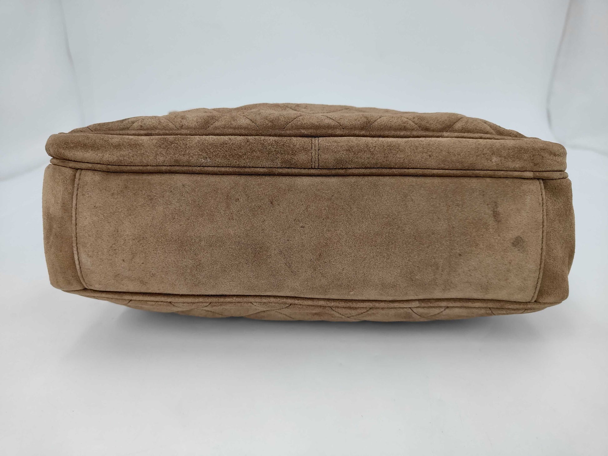 CHANEL Matelasse 3649362 Suede Tote Bag with Coco Mark and GD Hardware, Brown