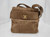 CHANEL Matelasse 3649362 Suede Tote Bag with Coco Mark and GD Hardware, Brown