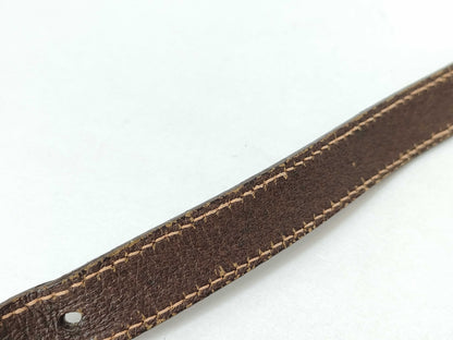 GUCCI GG Supreme Shoulder Bag, Sherry Line, PVC/Leather, Brown, 89.02.032